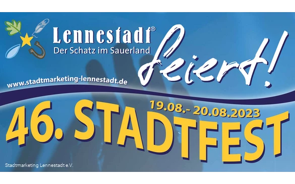 Plakat Straße Stadtfest Lennestadt