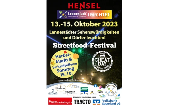 Plakat Lennestadt Leuchtet 2023