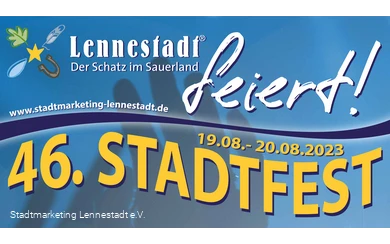 Plakat Straße Stadtfest Lennestadt
