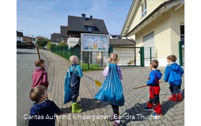 Tag der Sauberkeit des Carits Aufwind Kindergartens Meggen